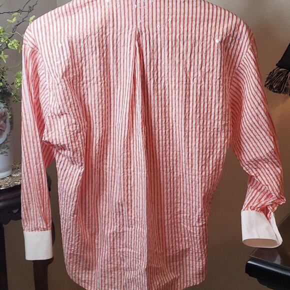 A'nue Ligne Women's Long Sleeve Button Up Sequined Top Size Petite L - Picture 8 of 11